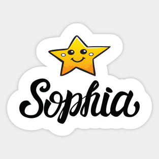 Sophia Cute Star. My Name is Sophia! Sticker